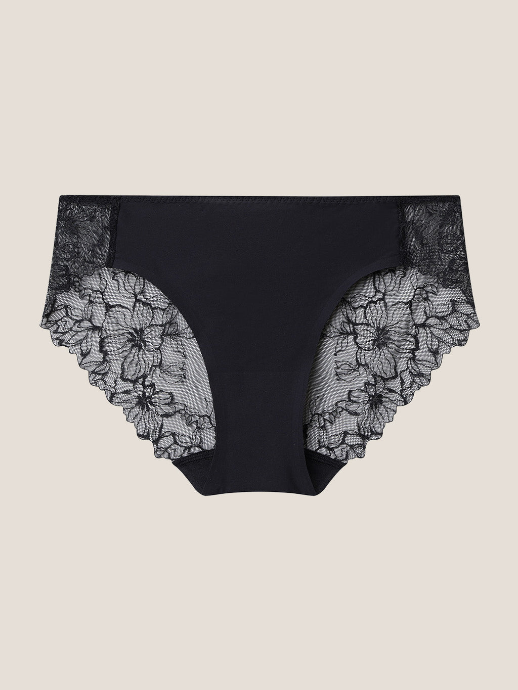 Breathable Lace Low-Rise Brief