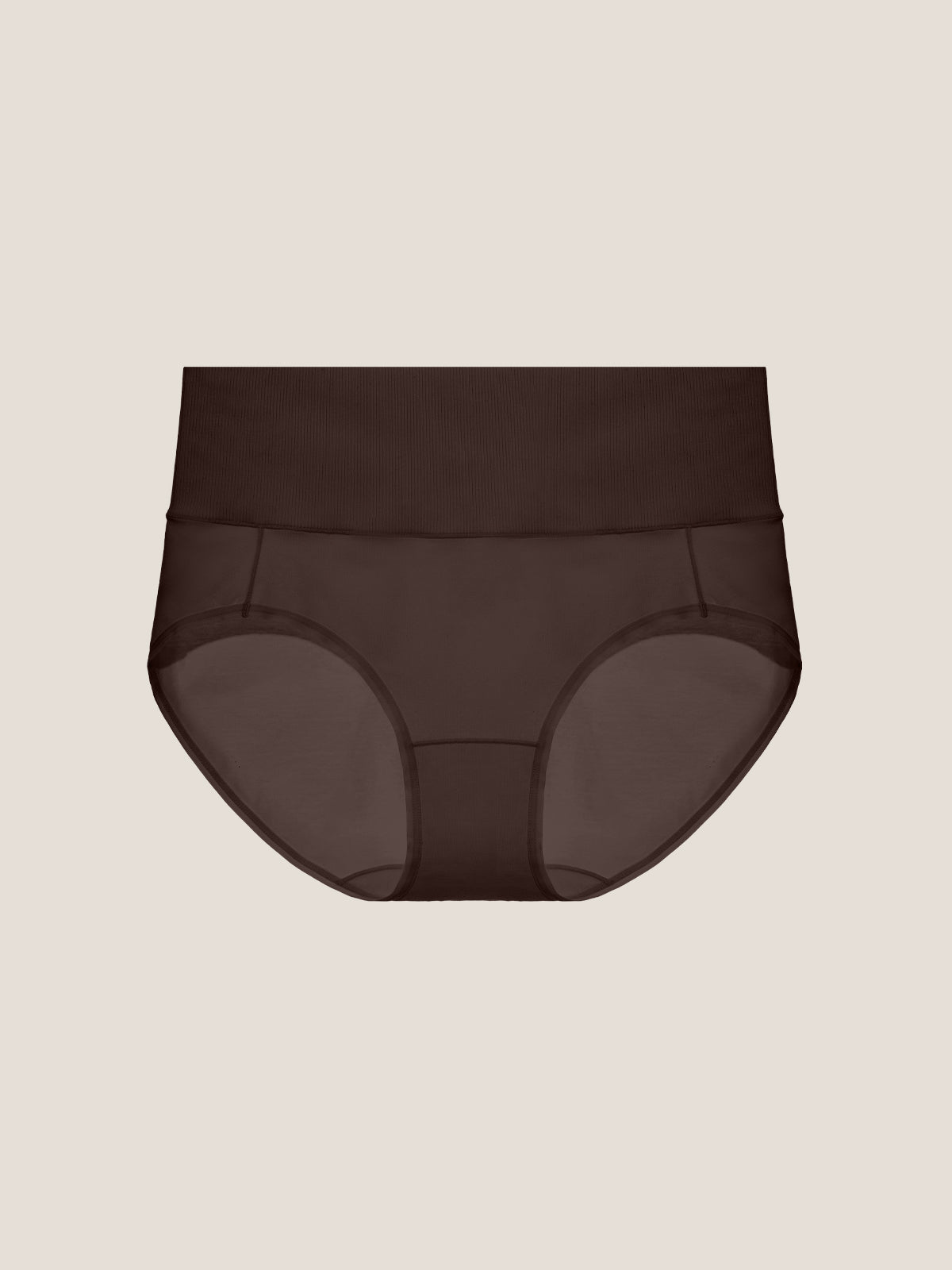 Pure Cotton Wide Elastic Band High-Waisted Brief (2-Pack)